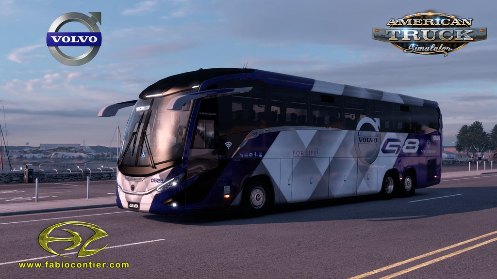 ATS Mod Bus G8 VOLVO 6x2 1200 Premium