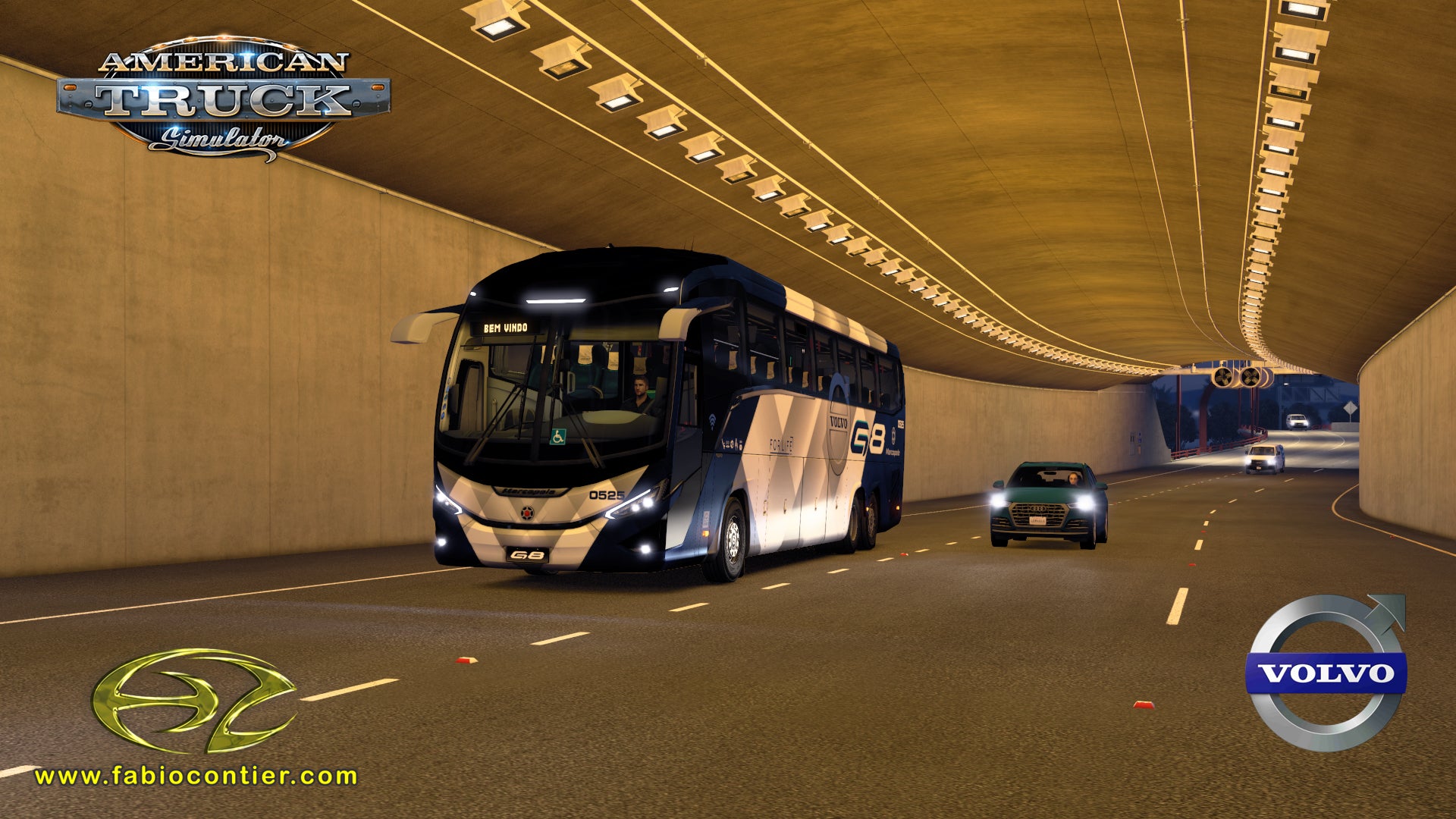 ATS Mod Bus G8 VOLVO 6x2 1200 Premium