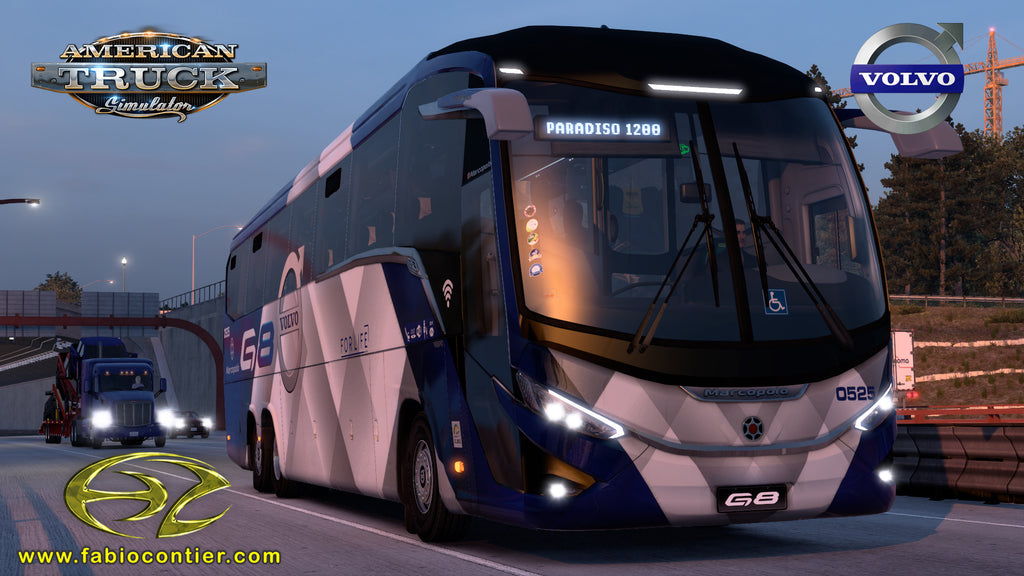 ATS Mod Bus G8 VOLVO 6x2 1200 Premium