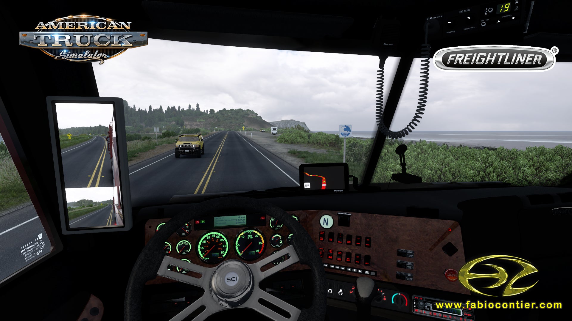 ATS Mod Truck Galvatron - 2 EM 1 - Mod Robotnik Freightliner Argosy