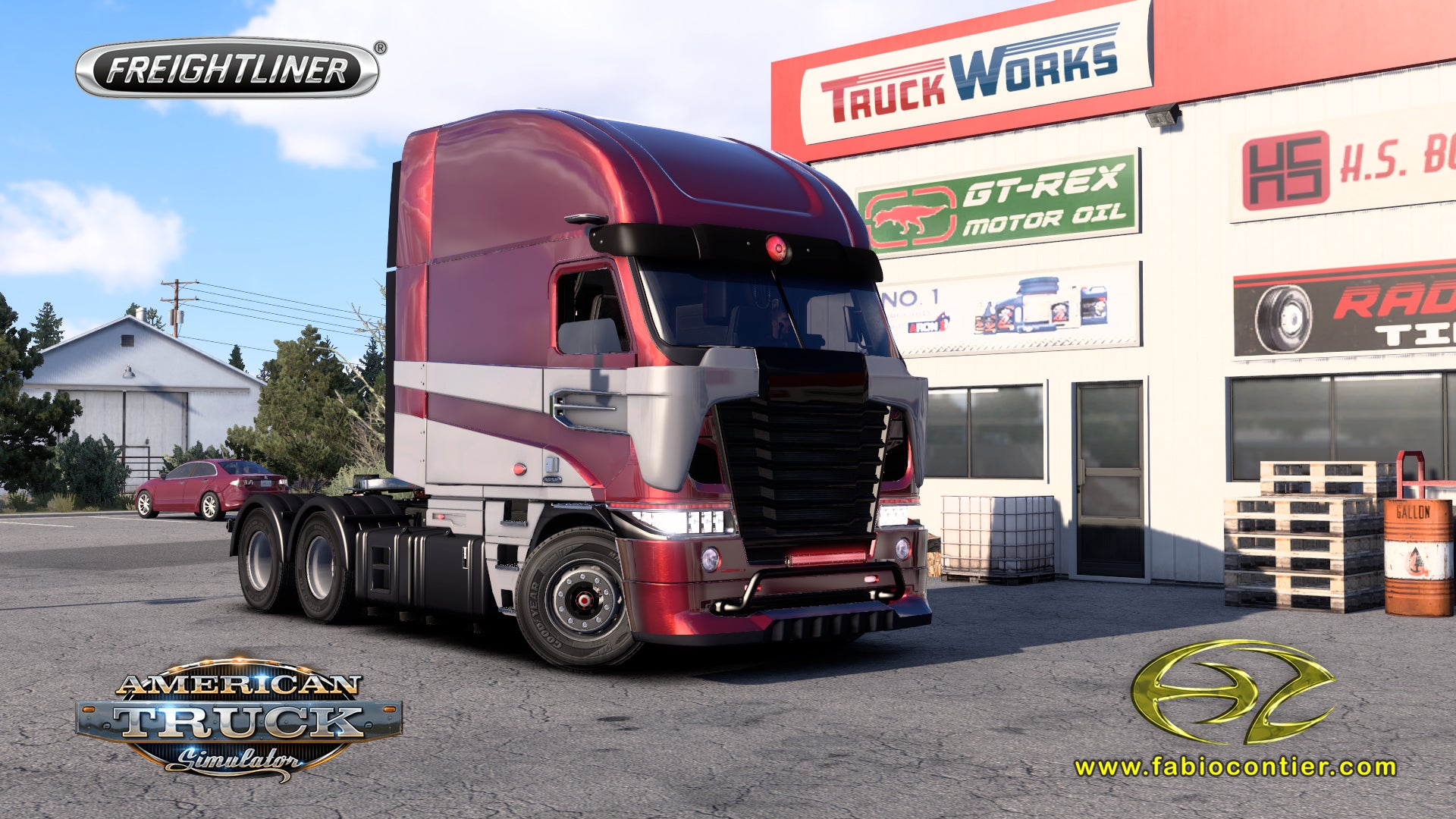 ATS Mod Truck Galvatron - 2 EM 1 - Mod Robotnik Freightliner Argosy