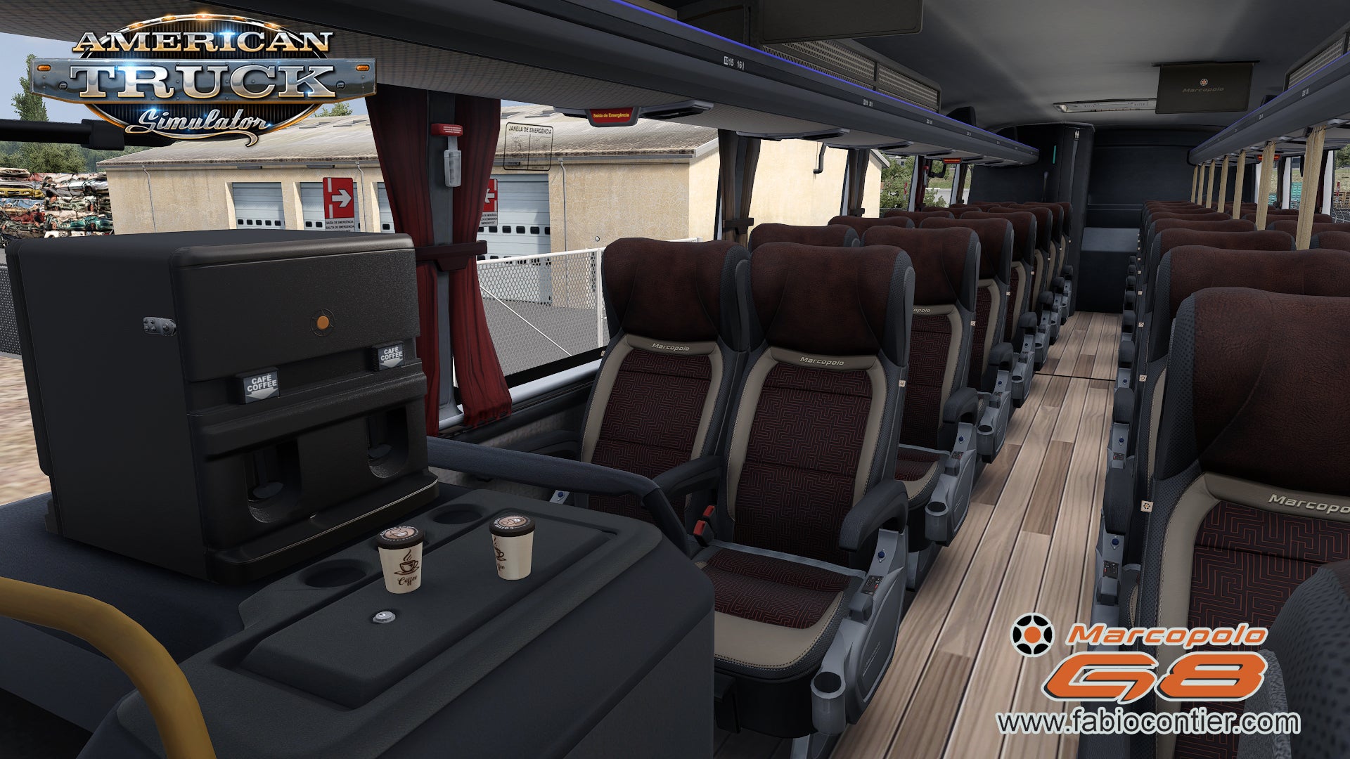 ATS Mod Bus G8 DD 1800 Scania 8x2 Marcopolo