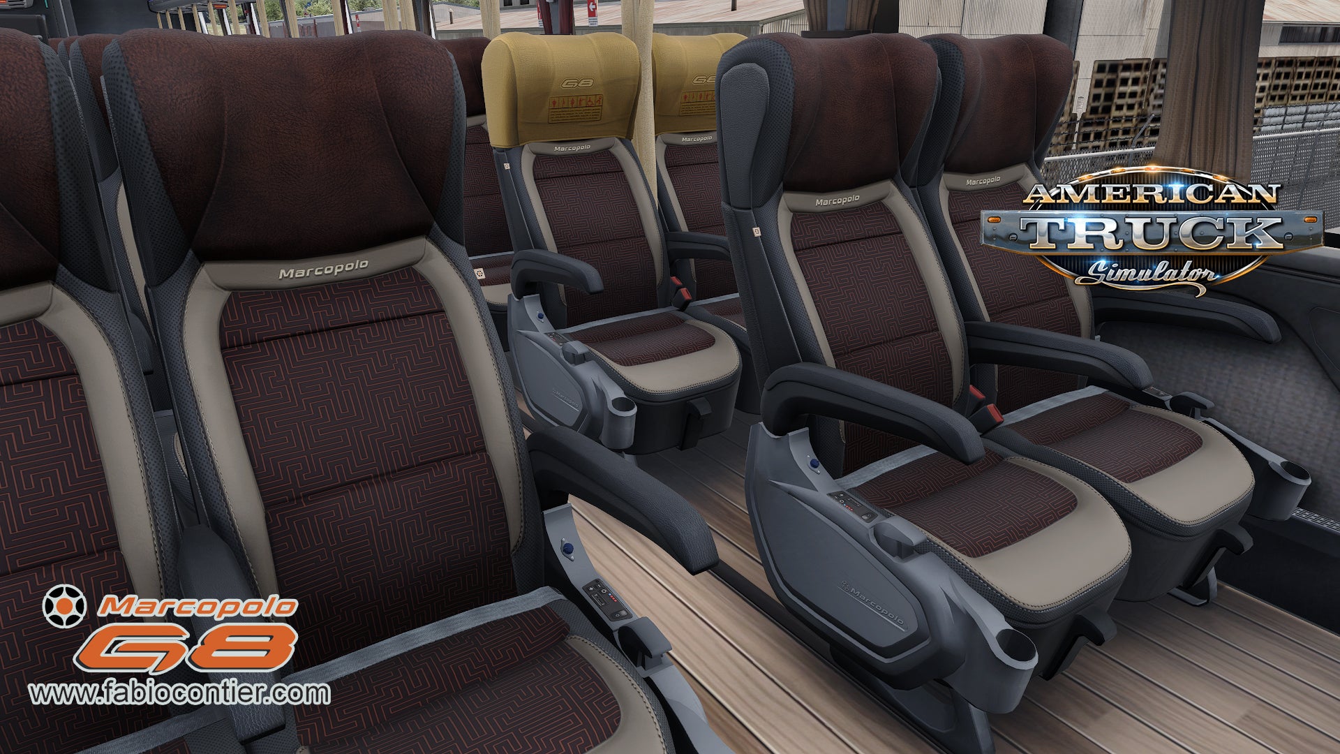 ATS Mod Bus G8 DD 1800 Scania 8x2 Marcopolo