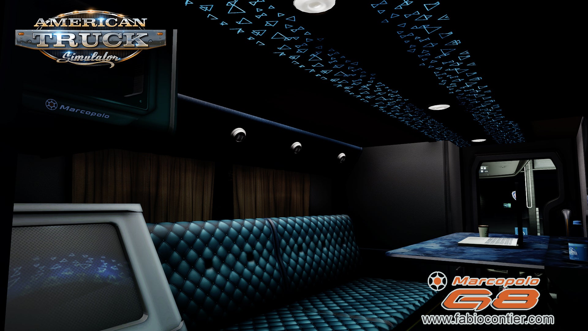 ATS Mod Bus G8 DD 1800 Scania 8x2 Marcopolo