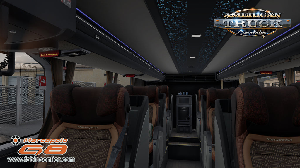 ATS Mod Bus G8 DD 1800 Scania 8x2 Marcopolo