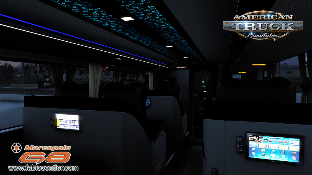 ATS Mod Bus G8 DD 1800 Scania 8x2 Marcopolo