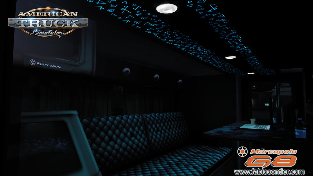ATS Mod Bus G8 DD 1800 Scania 8x2 Marcopolo