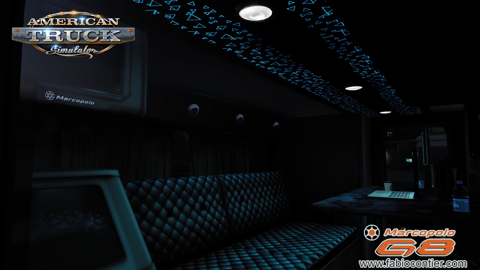 ATS Mod Bus G8 DD 1800 Scania 8x2 Marcopolo