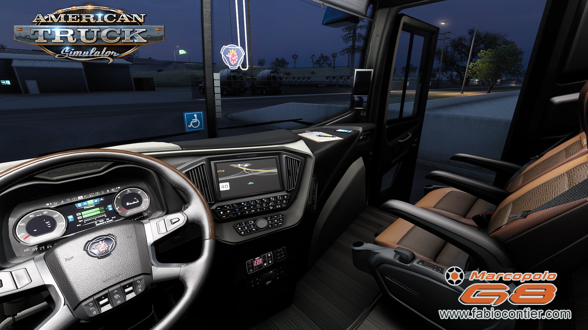 ATS Mod Bus G8 DD 1800 Scania 8x2 Marcopolo