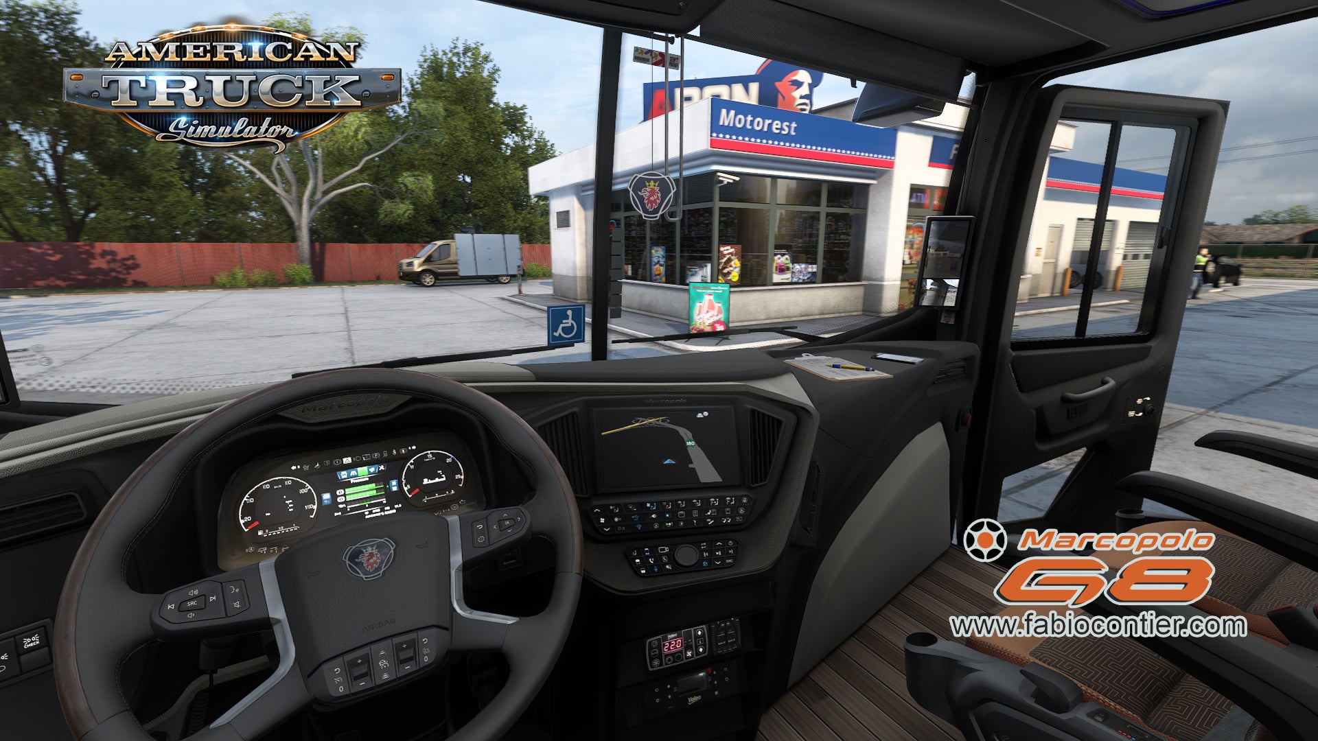 ATS Mod Bus G8 DD 1800 Scania 8x2 Marcopolo