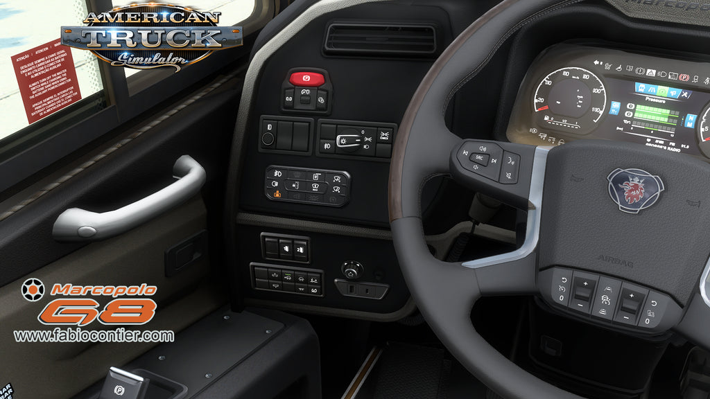 ATS Mod Bus G8 DD 1800 Scania 8x2 Marcopolo
