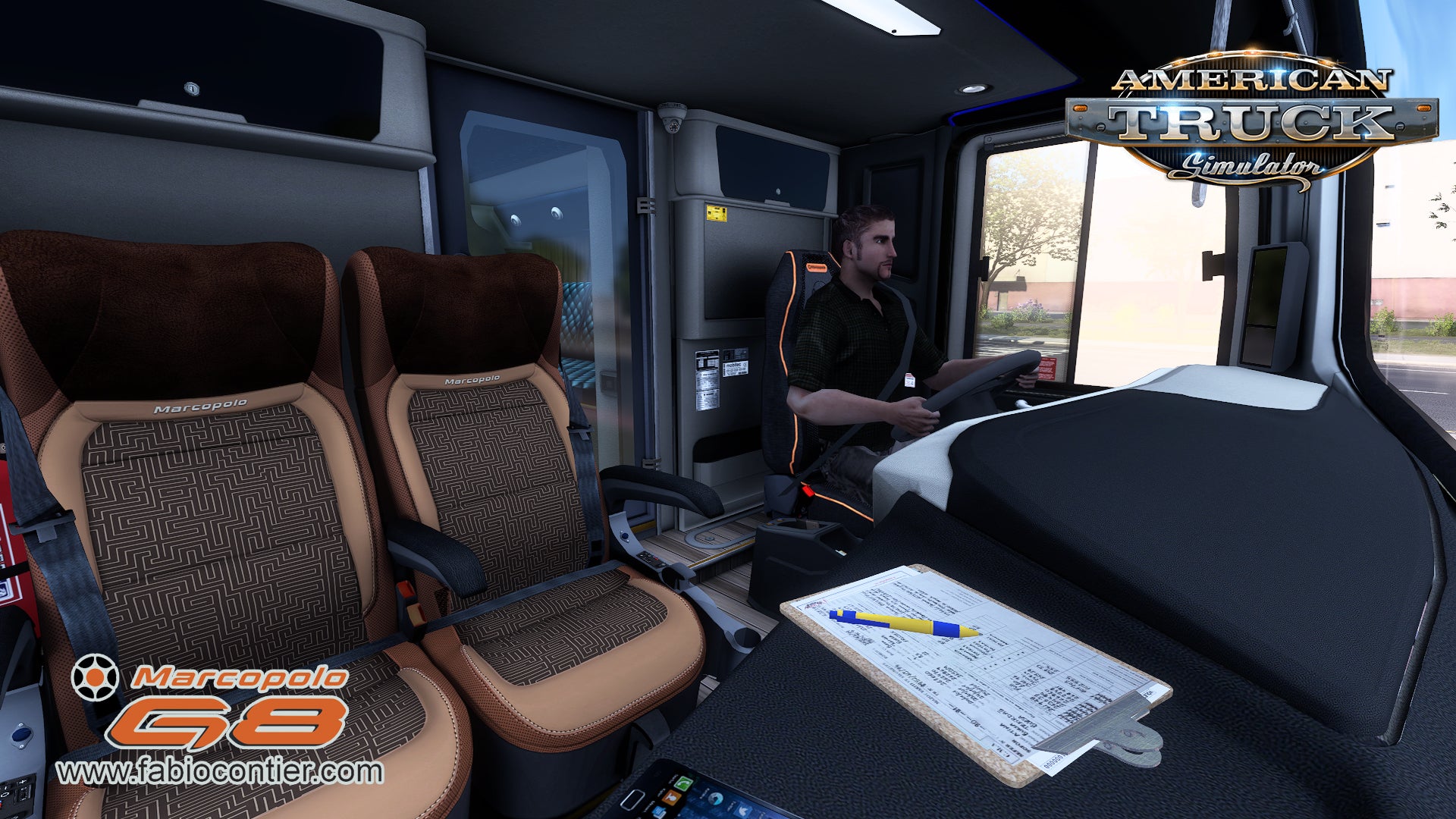 ATS Mod Bus G8 DD 1800 Scania 8x2 Marcopolo