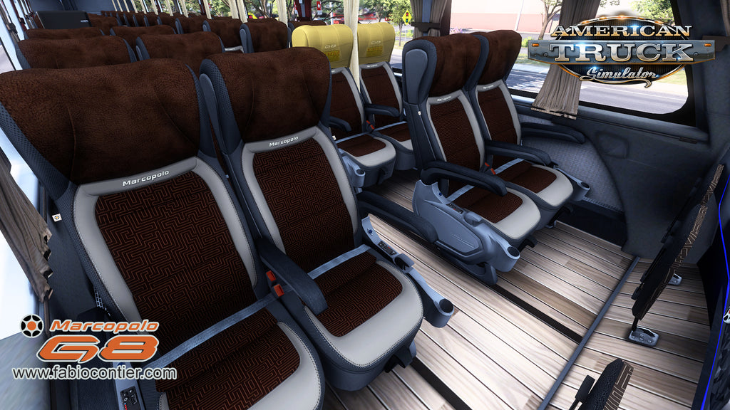 ATS Mod Bus G8 DD 1800 Scania 8x2 Marcopolo