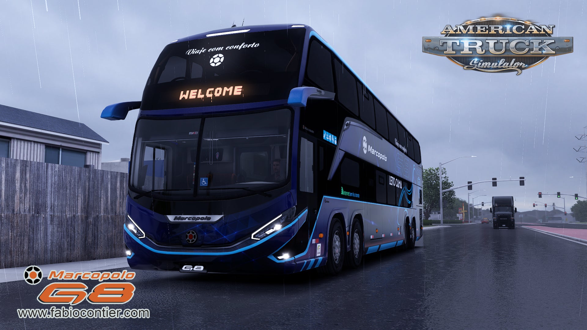 ATS Mod Bus G8 DD 1800 Scania 8x2 Marcopolo