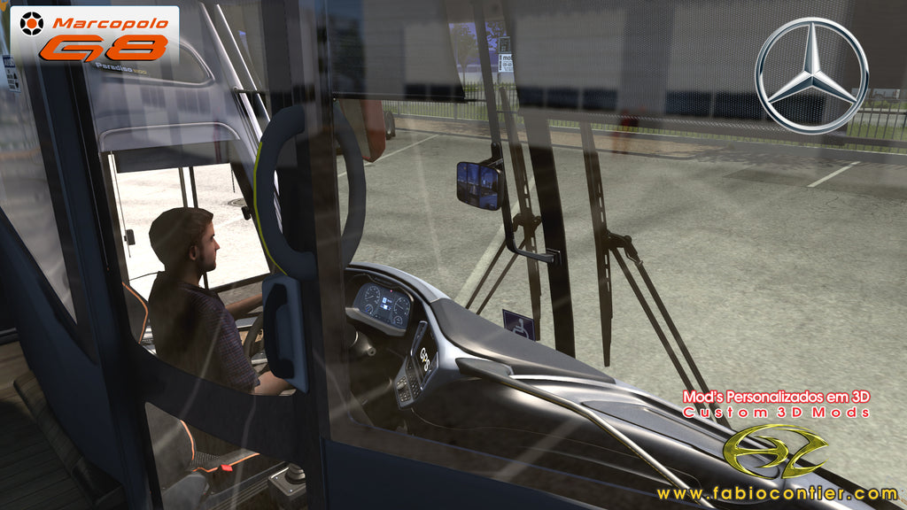ETS2 Mod Bus G8 Mercedes-Benz 6x2 Executivo