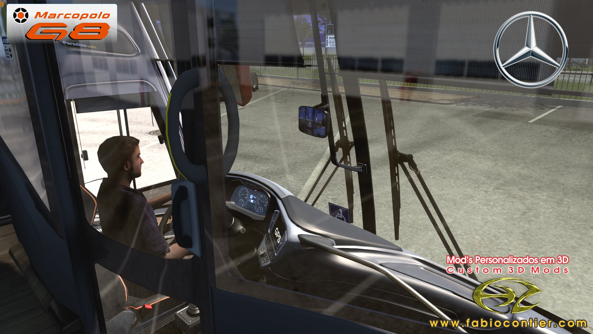 ETS2 Mod Bus G8 Mercedes-Benz 6x2 Executivo