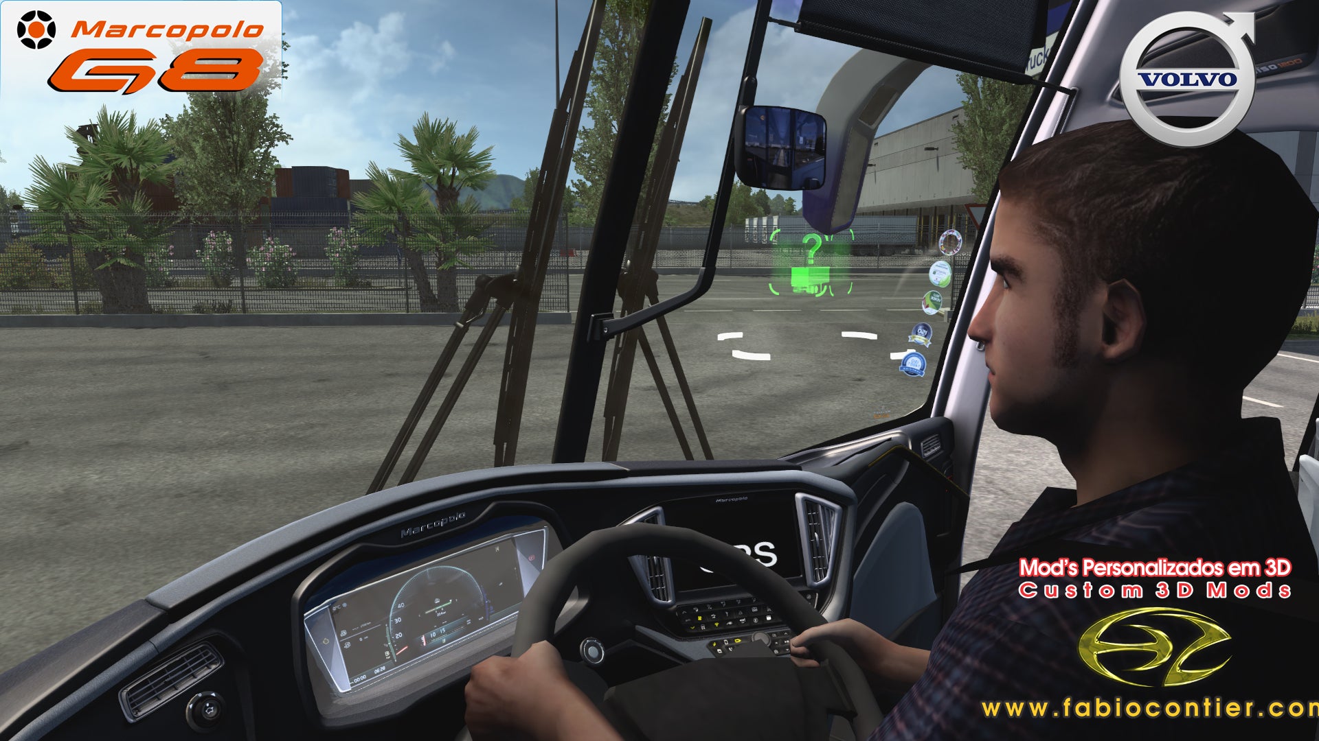 ETS2 Mod Bus G8 VOLVO 6x2 1200 Ejecutivo 