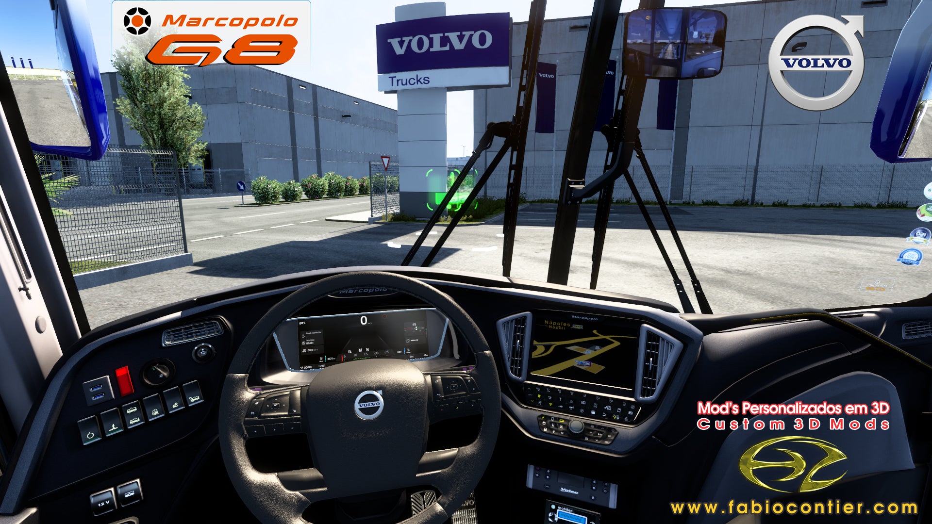 ETS2 Mod Bus G8 VOLVO 6x2 1200 Ejecutivo 