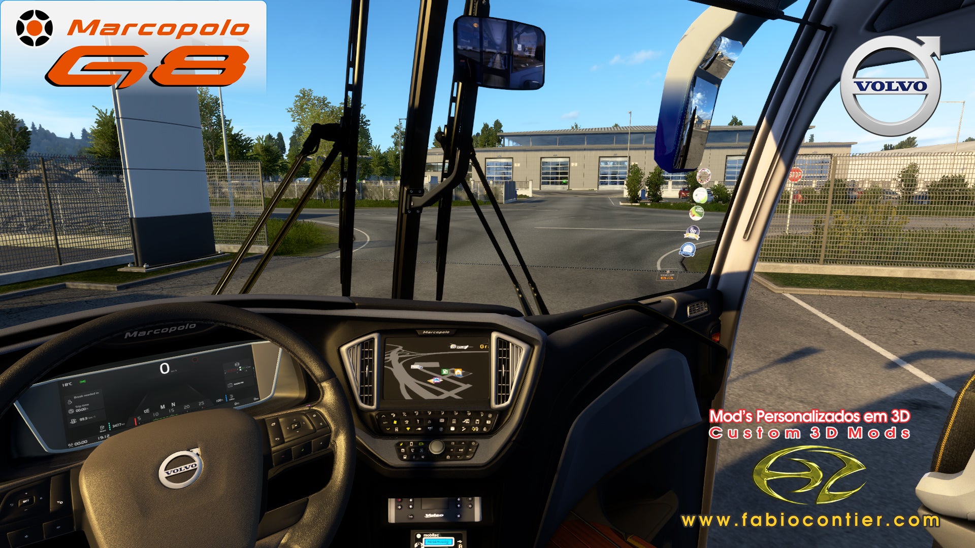 ETS2 Mod Bus G8 VOLVO 6x2 1200 Executivo