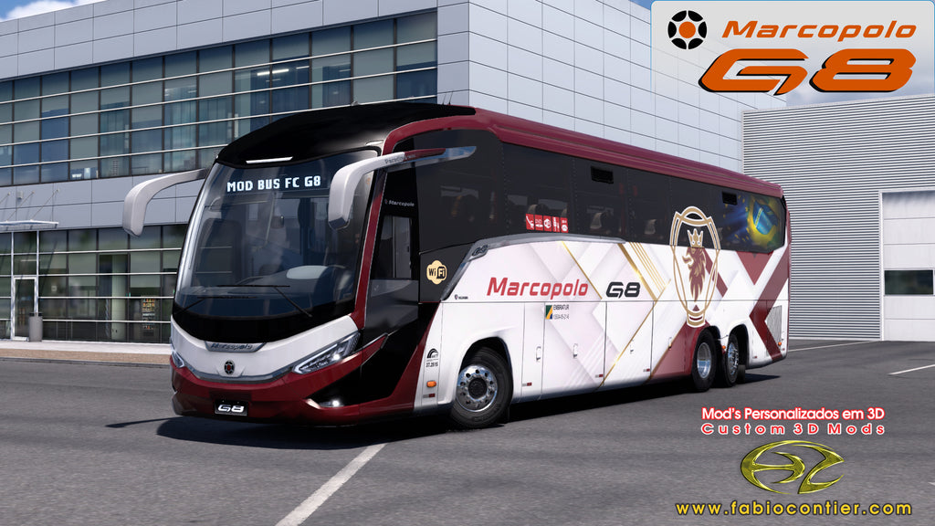 ETS2 Mod Bus G8 6x2 Scania Premium