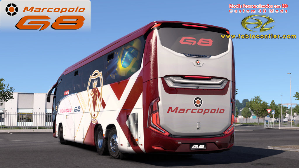 ETS2 Mod Bus G8 6x2 Scania Premium