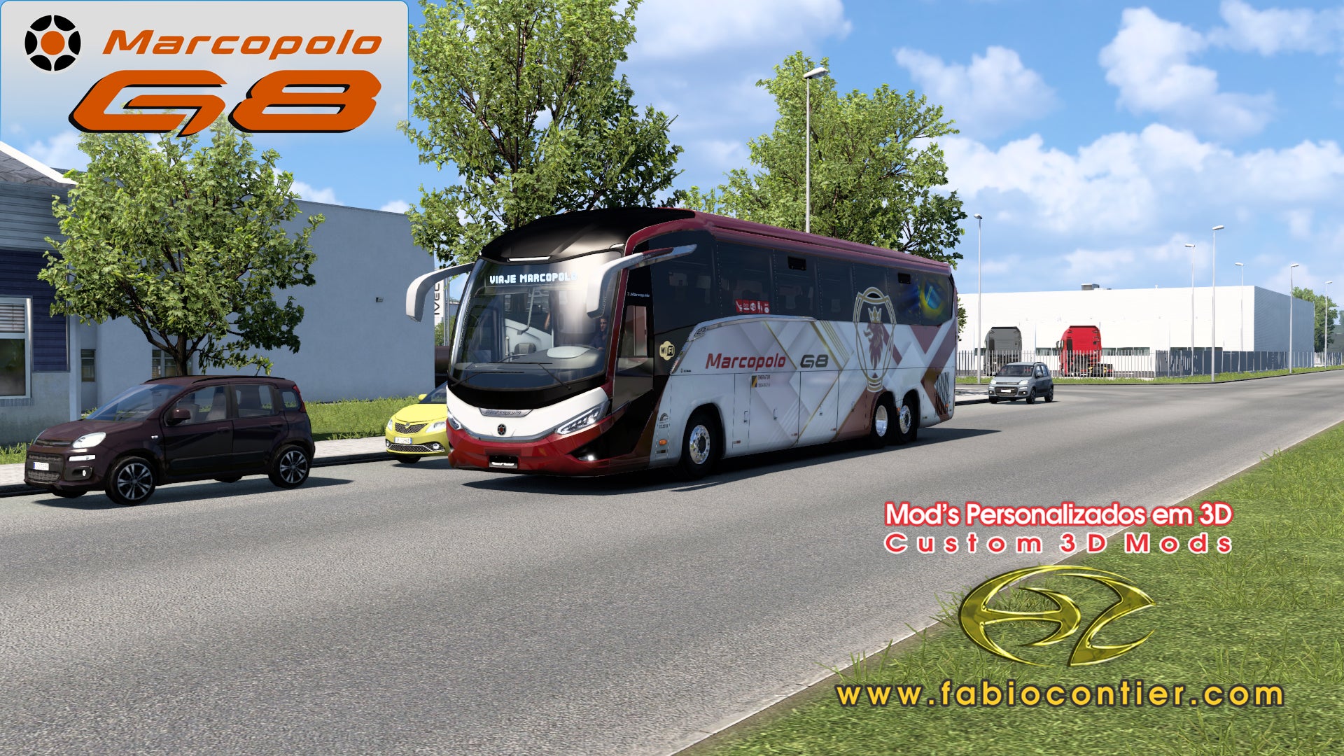 ETS2 Mod Bus G8 6x2 Scania Premium