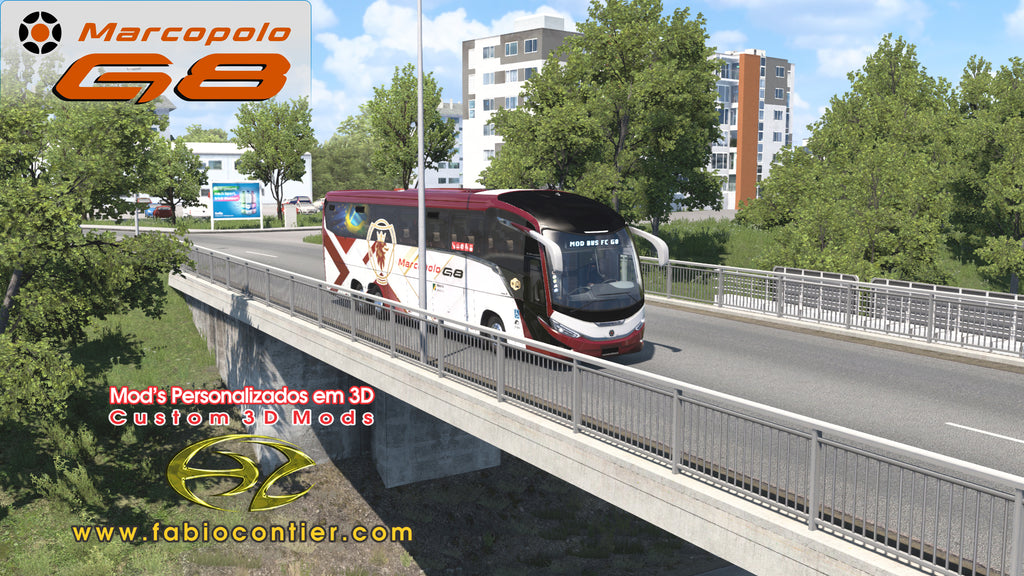 ETS2 Mod Bus G8 6x2 Scania Premium