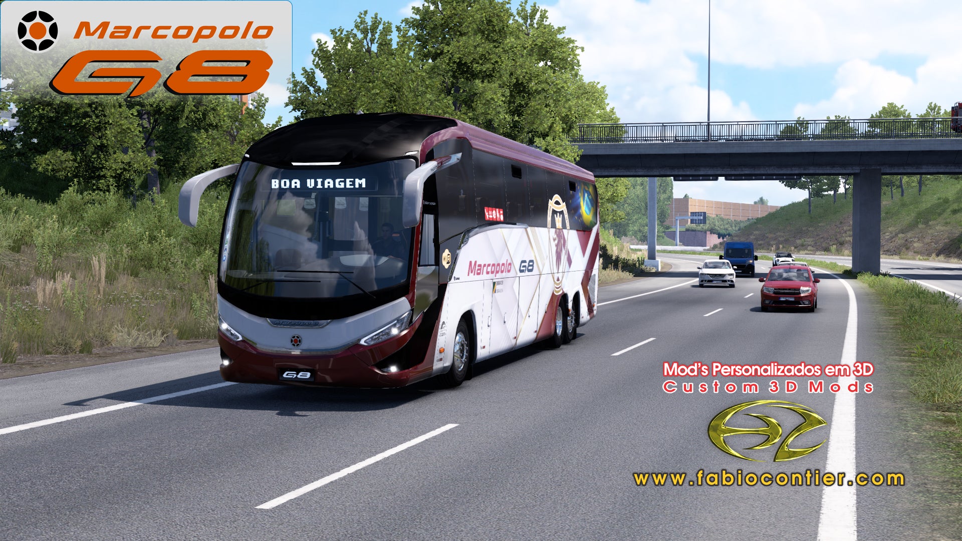 ETS2 Mod Bus G8 6x2 Scania Premium