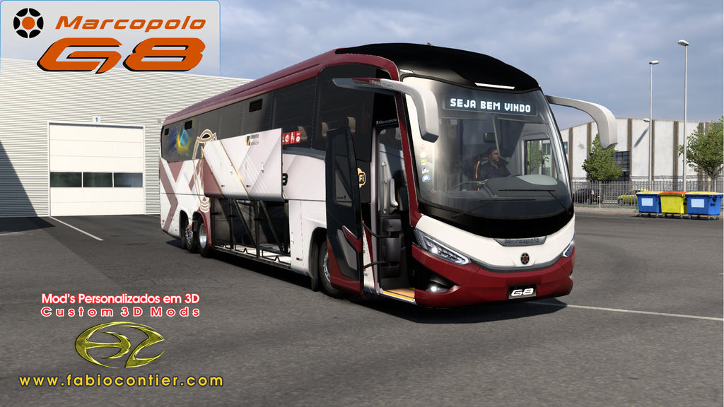 ETS2 Mod Bus G8 6x2 Scania Premium