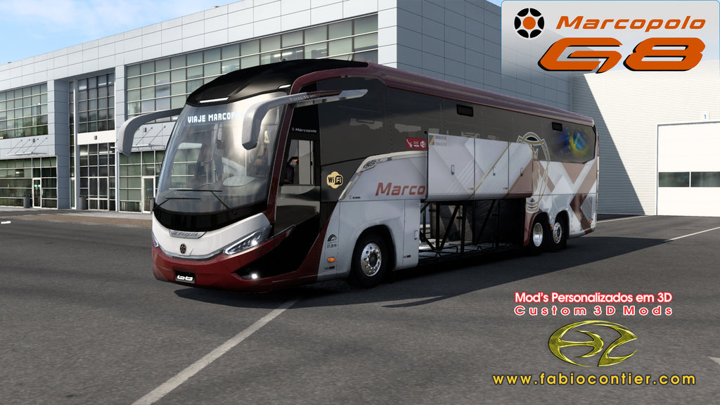 ETS2 Mod Bus G8 6x2 Scania Premium