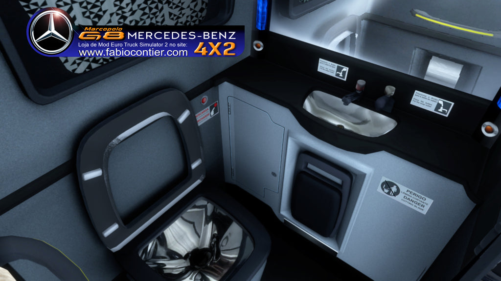 ETS2 Mod Bus G8 4x2 Mercedes-Benz Executivo