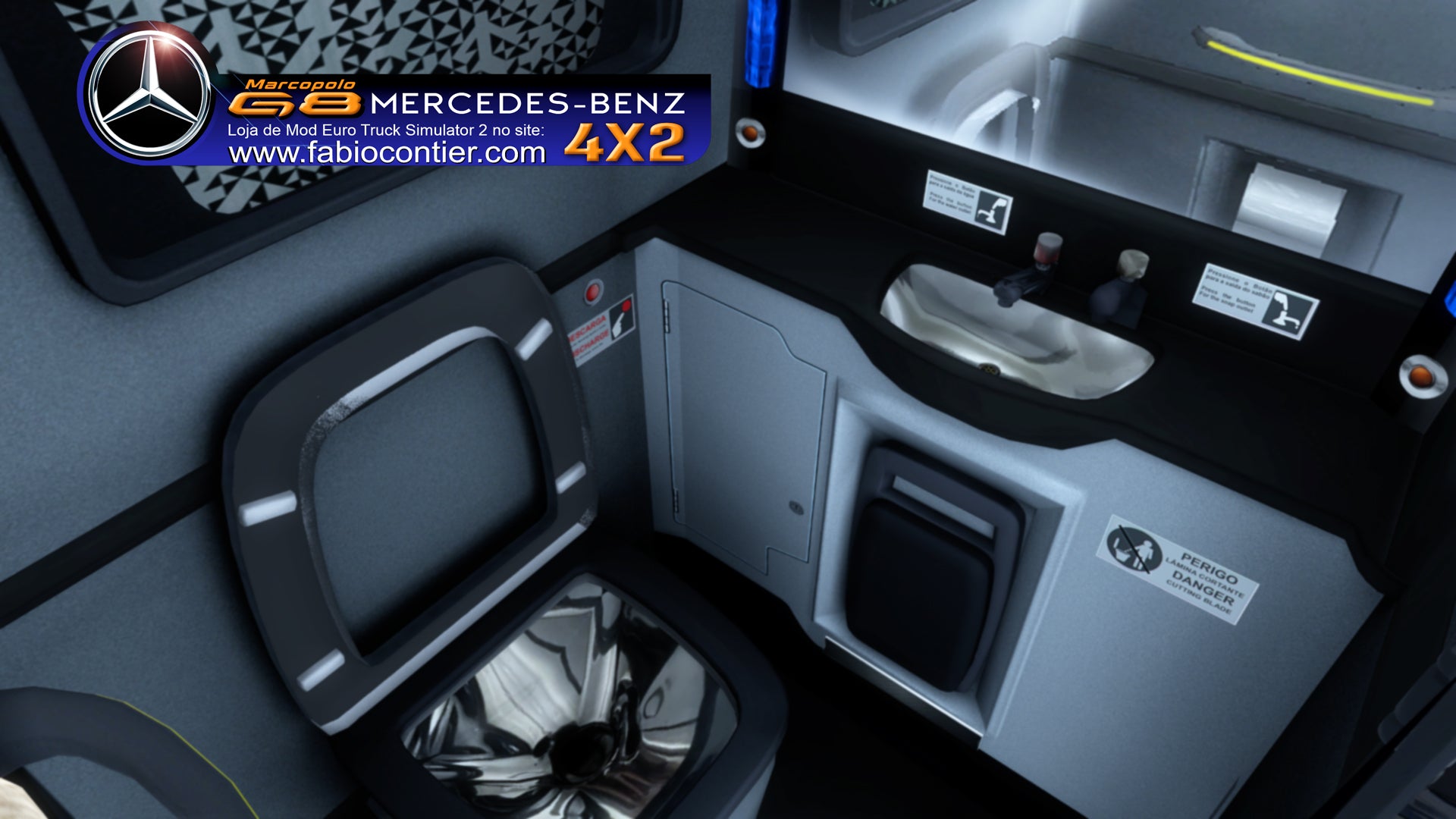 ETS2 Mod Bus G8 4x2 Mercedes-Benz Executivo