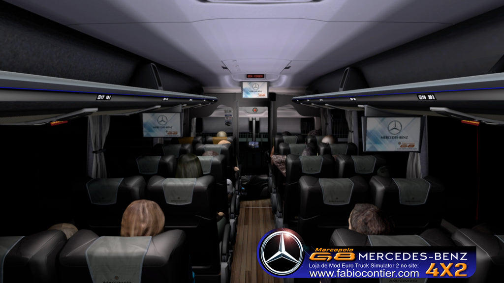 ETS2 Mod Bus G8 4x2 Mercedes-Benz Executivo