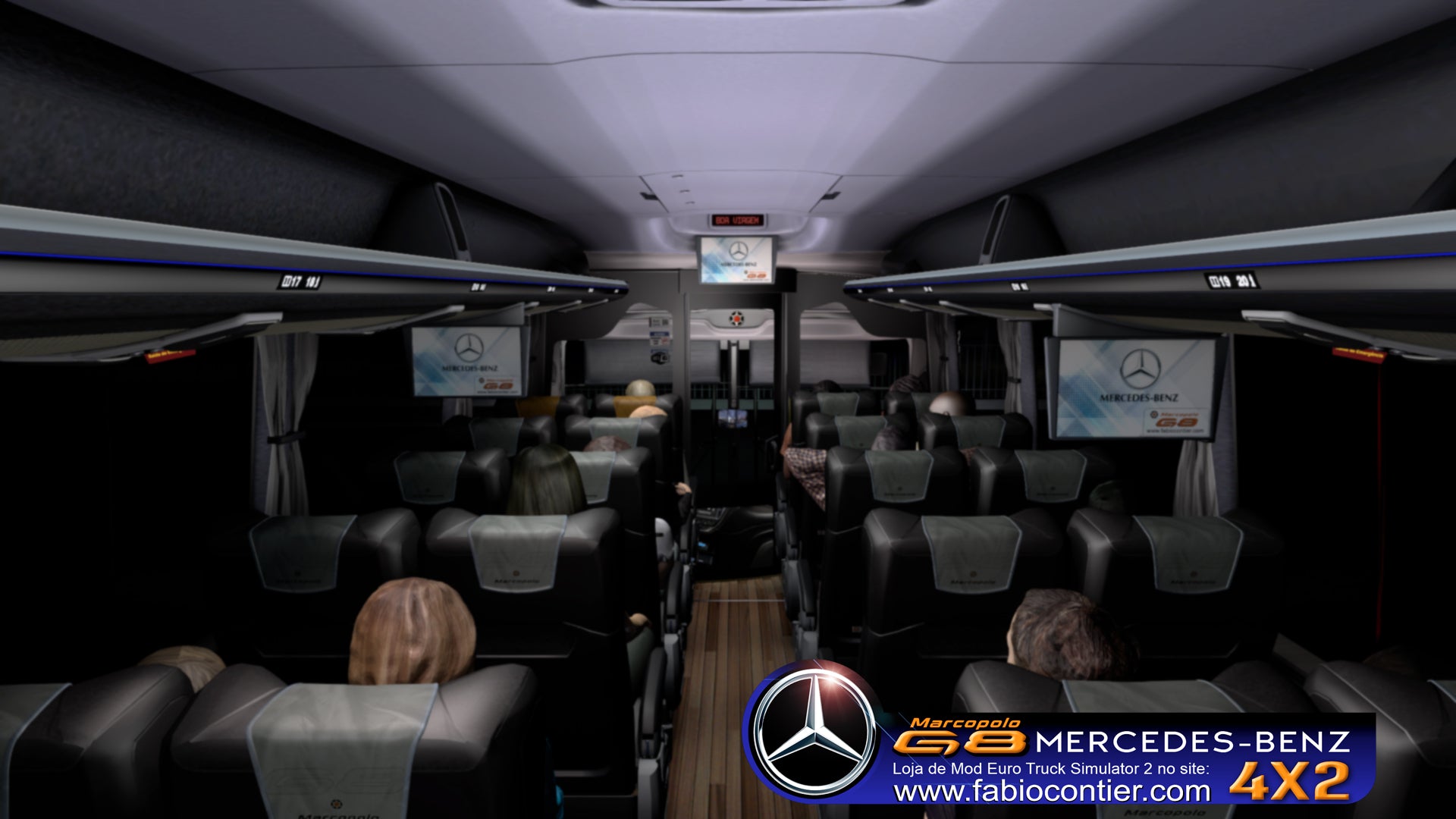 ETS2 Mod Bus G8 4x2 Mercedes-Benz Executivo