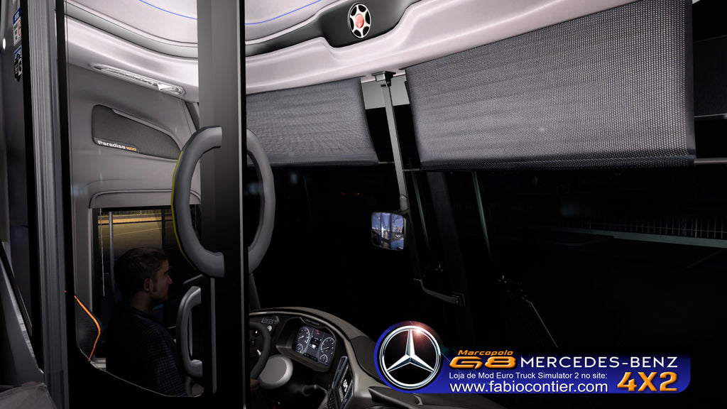 ETS2 Mod Bus G8 4x2 Mercedes-Benz Executivo