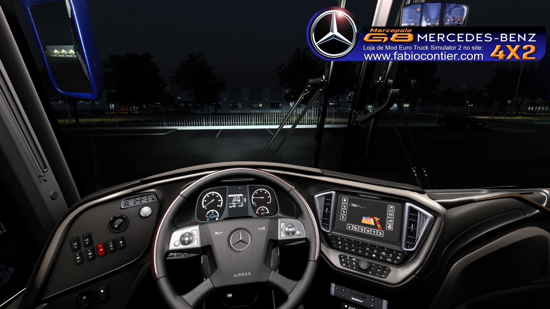 ETS2 Mod Bus G8 4x2 Mercedes-Benz Executivo