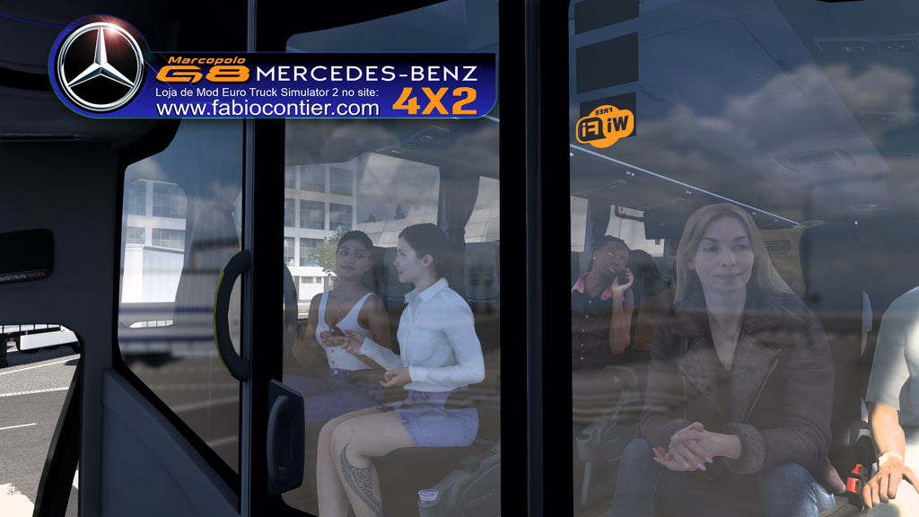 ETS2 Mod Bus G8 4x2 Mercedes-Benz Executivo