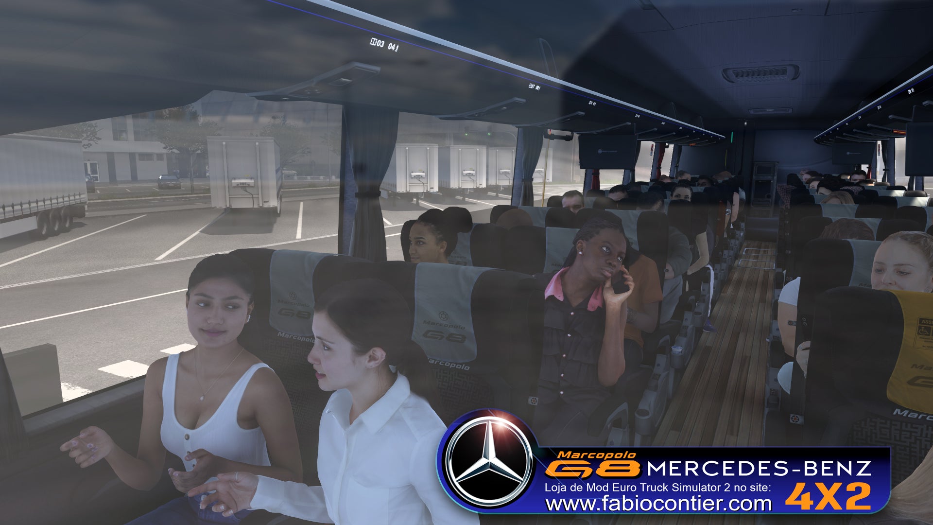 ETS2 Mod Bus G8 4x2 Mercedes-Benz Executivo