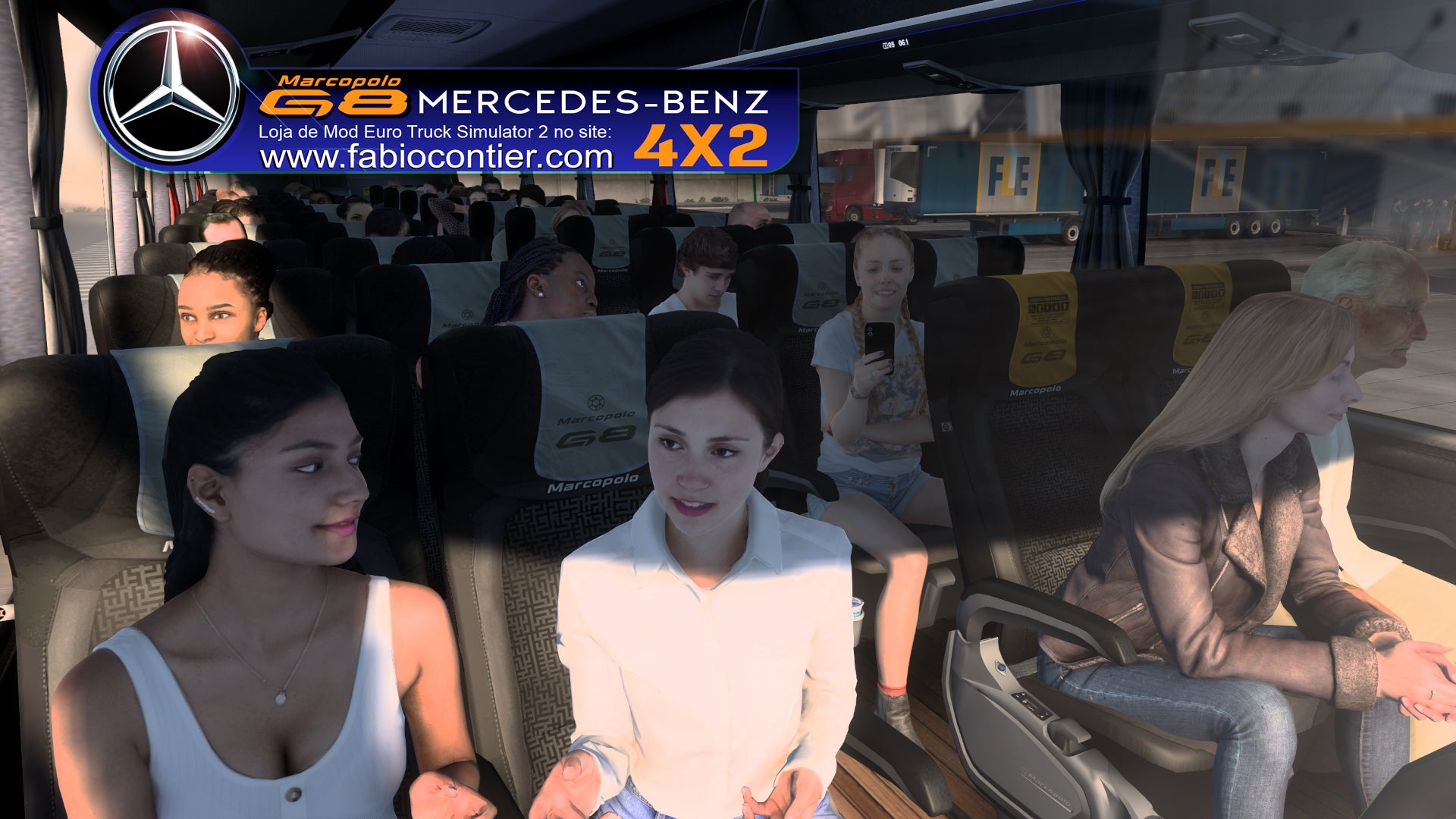 ETS2 Mod Bus G8 4x2 Mercedes-Benz Executivo