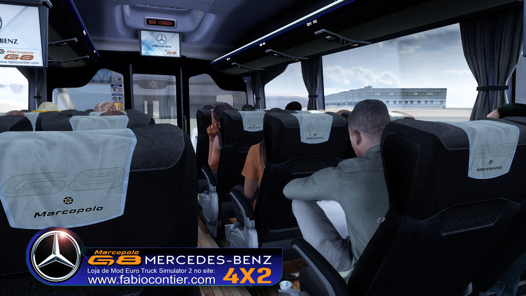 ETS2 Mod Bus G8 4x2 Mercedes-Benz Executivo