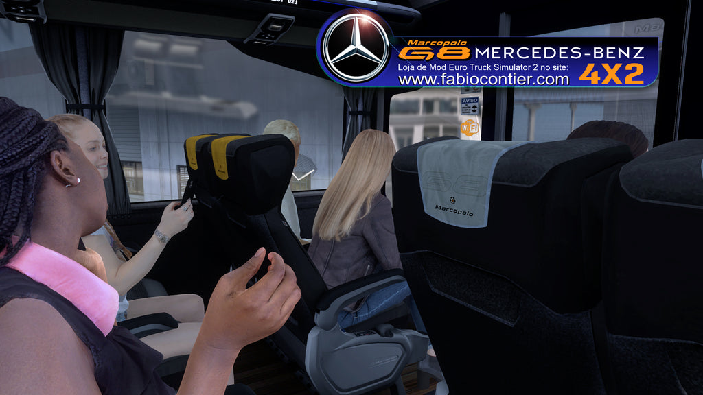 ETS2 Mod Bus G8 4x2 Mercedes-Benz Executivo