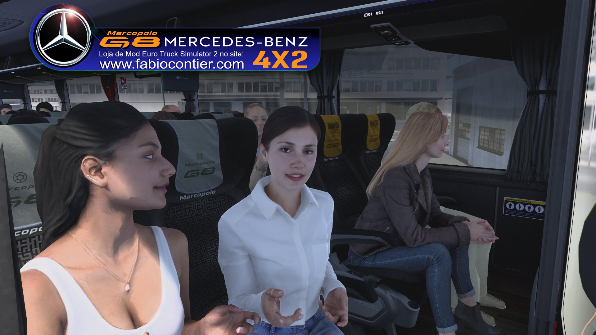 ETS2 Mod Bus G8 4x2 Mercedes-Benz Executivo