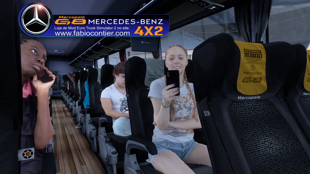 ETS2 Mod Bus G8 4x2 Mercedes-Benz Executivo