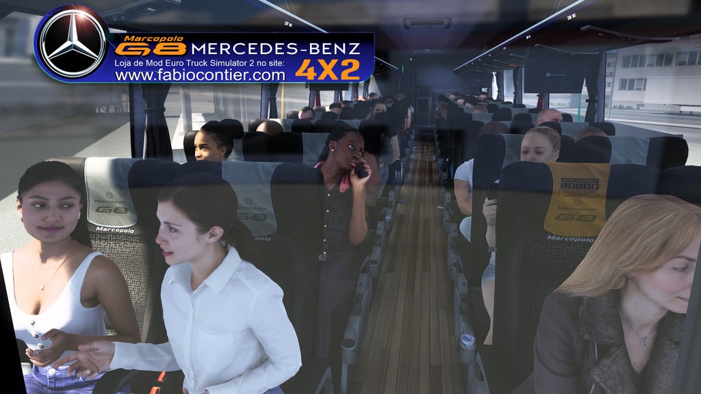 ETS2 Mod Bus G8 4x2 Mercedes-Benz Executivo