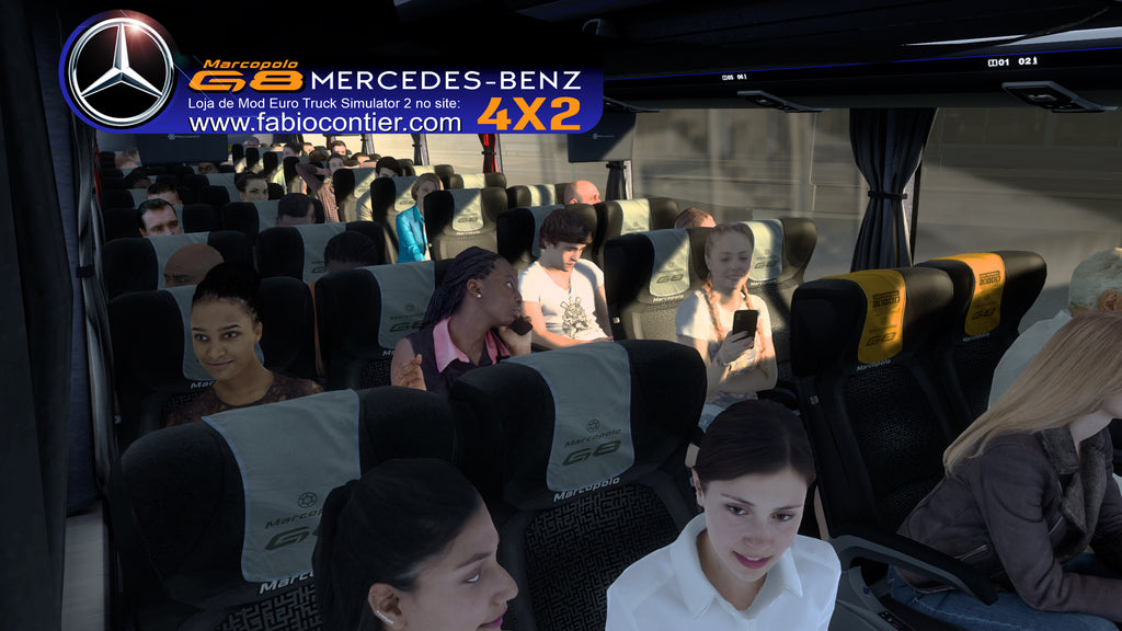 ETS2 Mod Bus G8 4x2 Mercedes-Benz Executivo