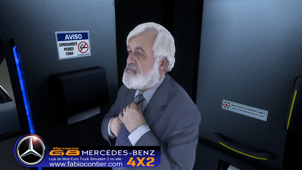 ETS2 Mod Bus G8 4x2 Mercedes-Benz Executivo