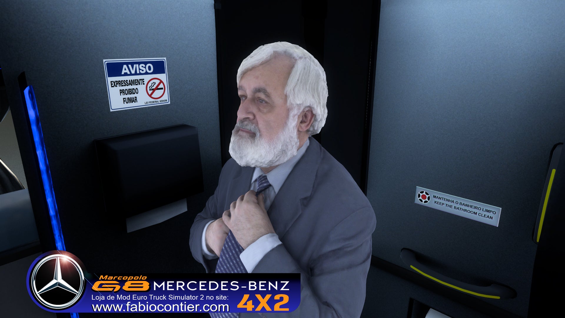 ETS2 Mod Bus G8 4x2 Mercedes-Benz Executivo