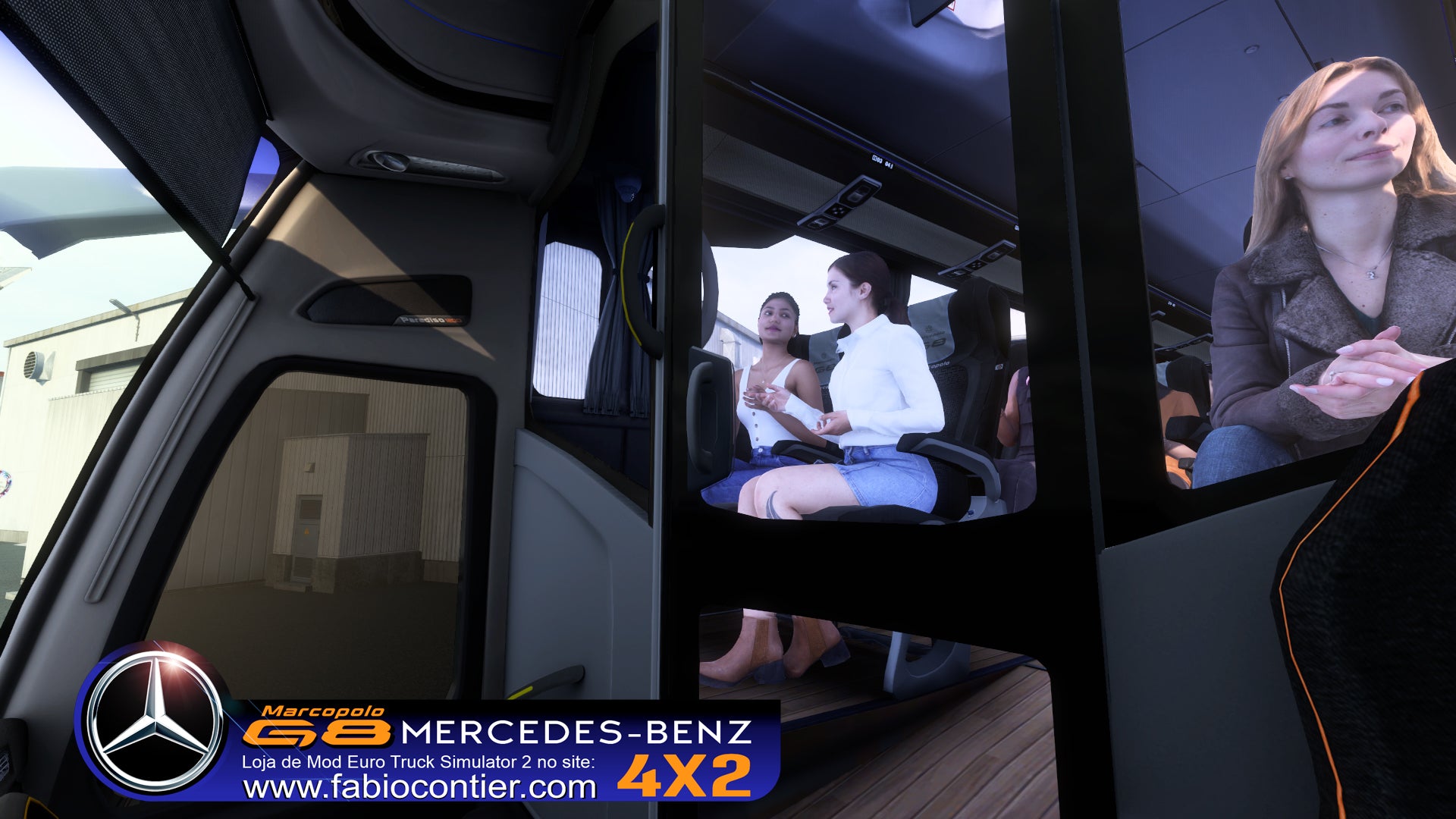 ETS2 Mod Bus G8 4x2 Mercedes-Benz Executivo