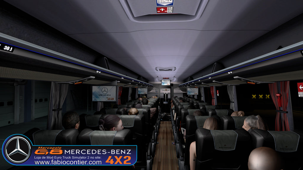 ETS2 Mod Bus G8 4x2 Mercedes-Benz Executivo