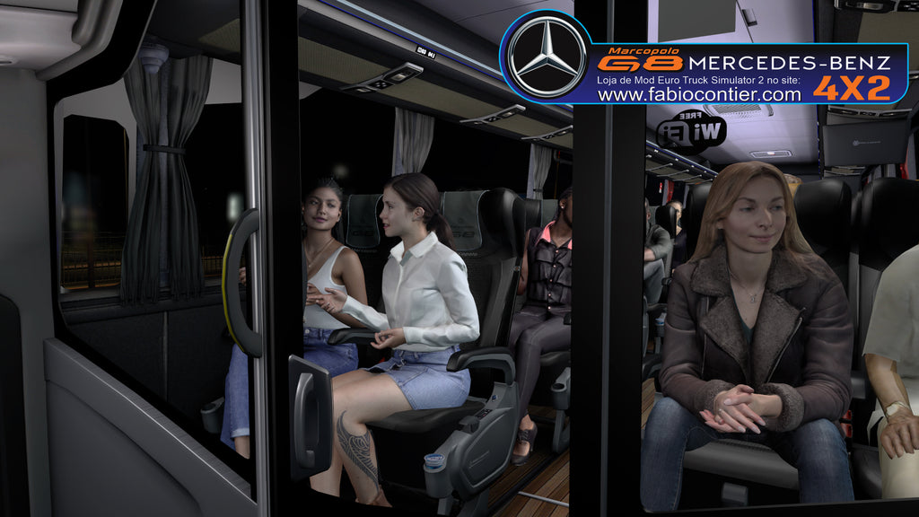 ETS2 Mod Bus G8 4x2 Mercedes-Benz Executivo